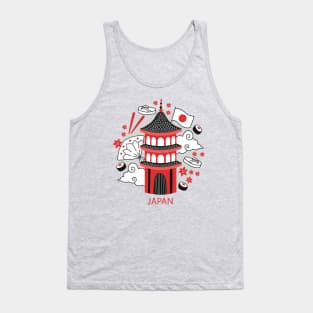 Japan Theme Tank Top